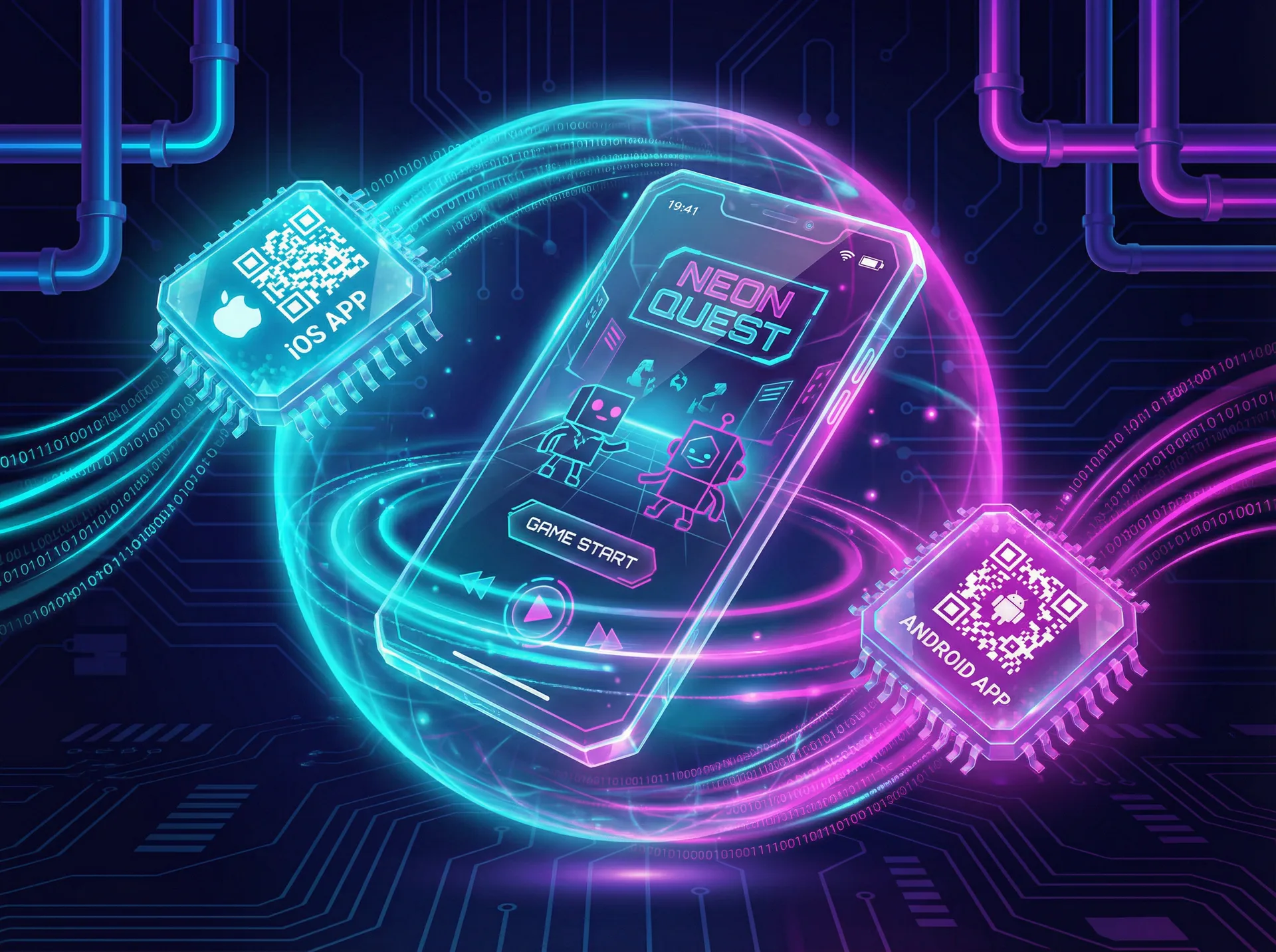 开元棋牌APP下载赛博朋克手机界面展示